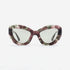 Butterfly-shaped with 3D effect Acetate Female Sunglasses  22A8074